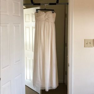 empire waist sweetheart strapless wedding dress